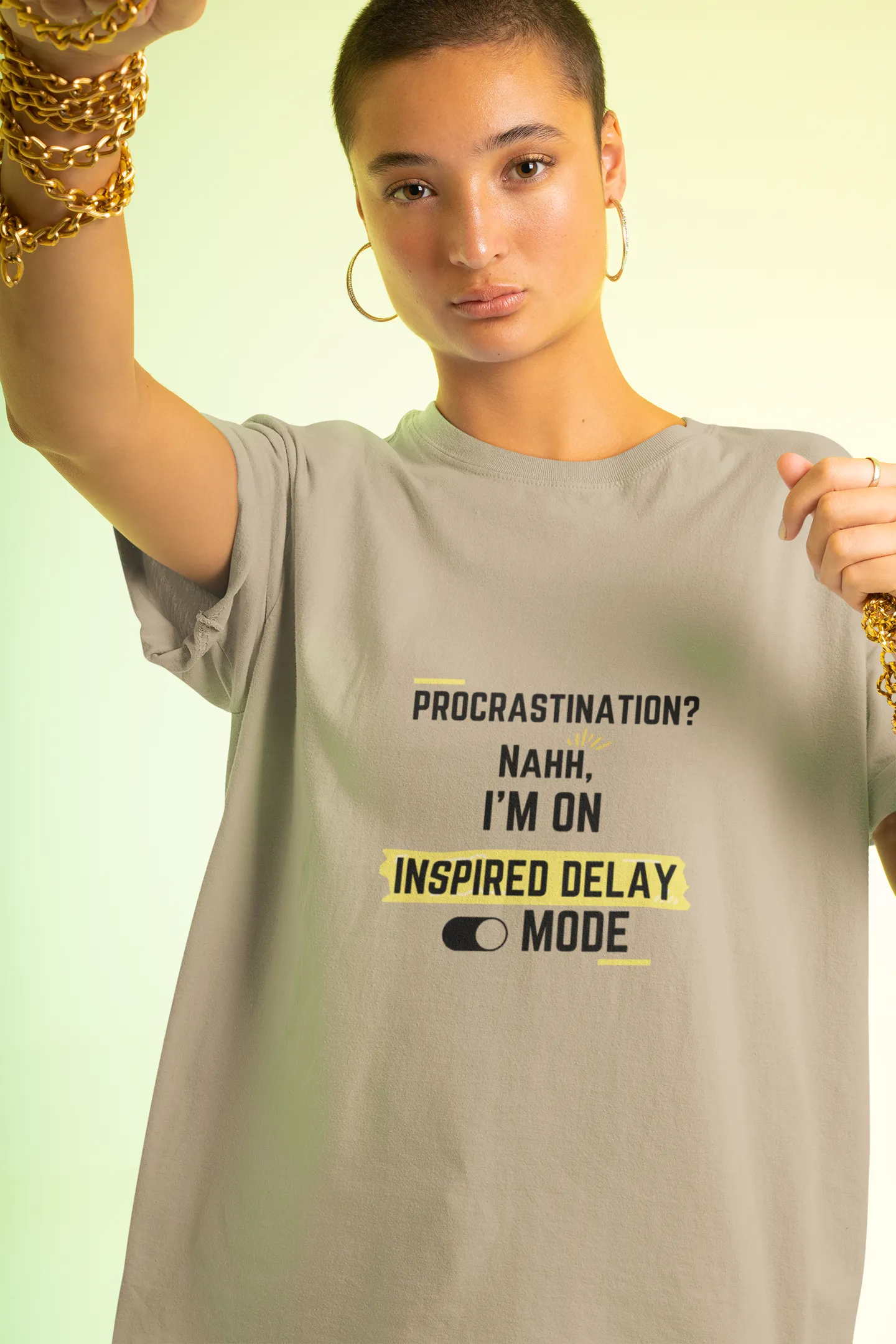"Procrastination?Nahh I'm on Inspired Delay Mode" | Women’s Motivational T-shirt