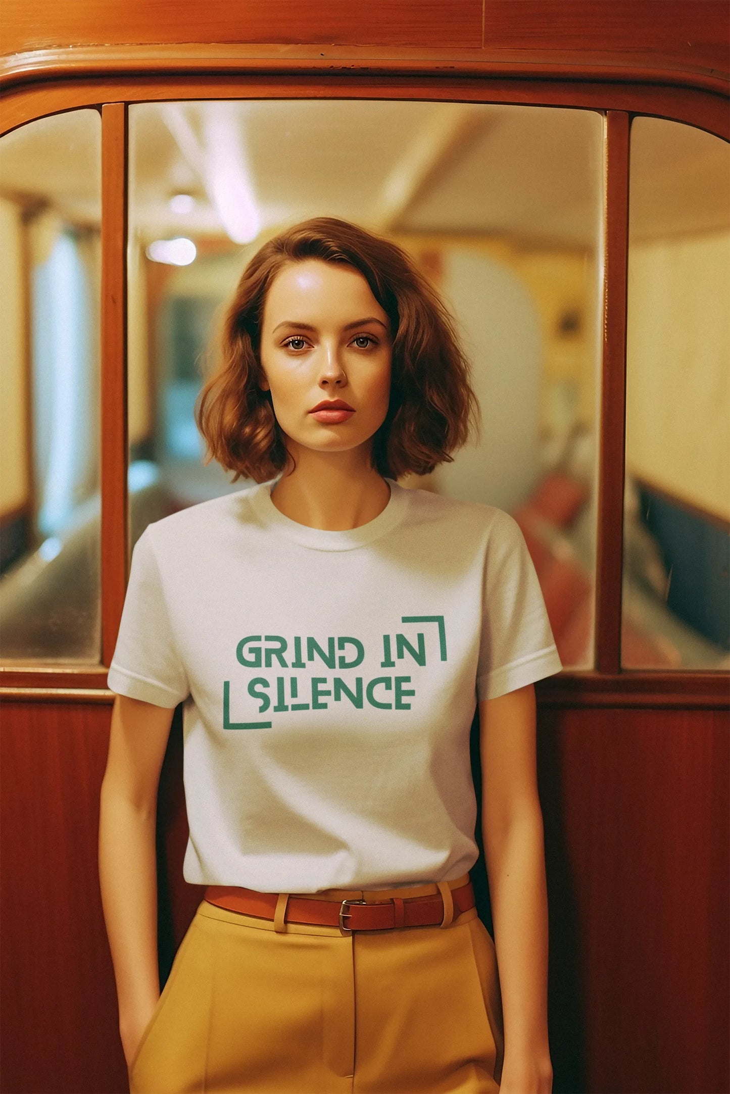 "Grind In Silence" | Women’s Motivational T-shirt