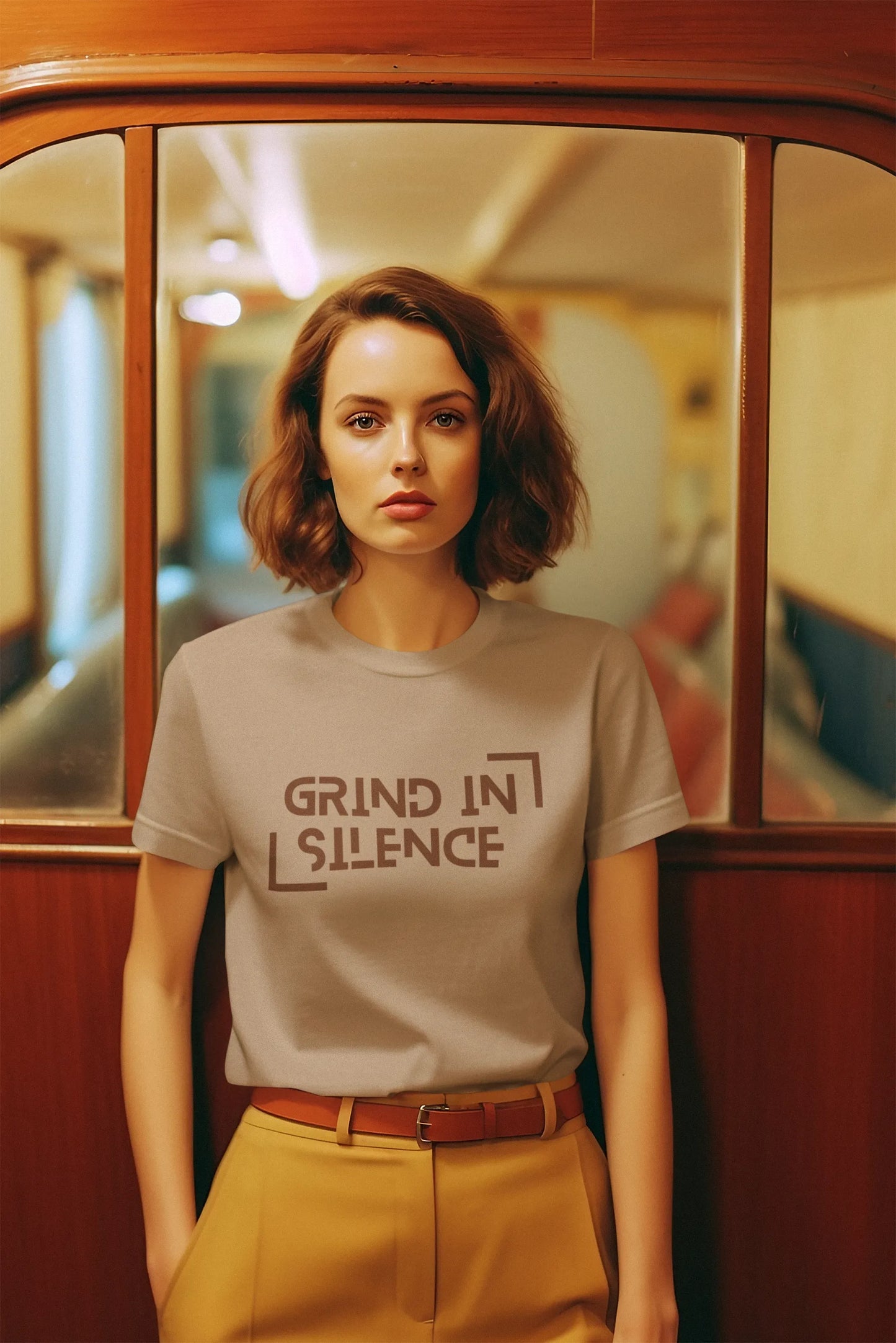 "Grind In Silence" | Women’s Motivational T-shirt
