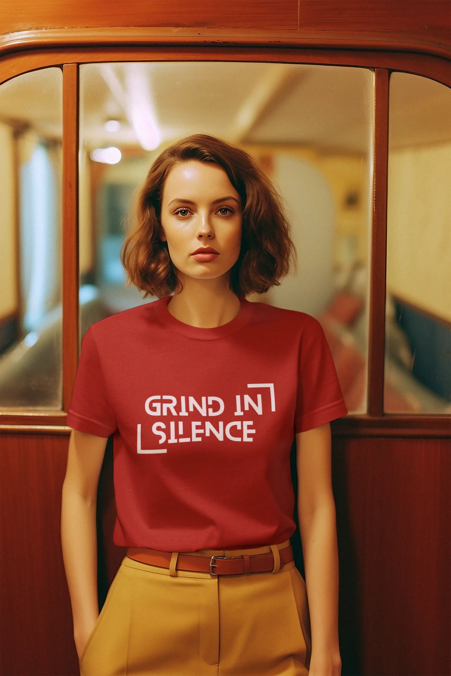"Grind In Silence" | Women’s Motivational T-shirt
