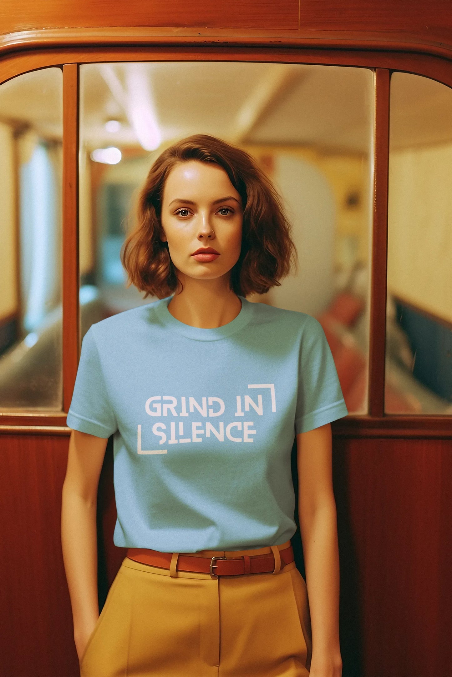 "Grind In Silence" | Women’s Motivational T-shirt