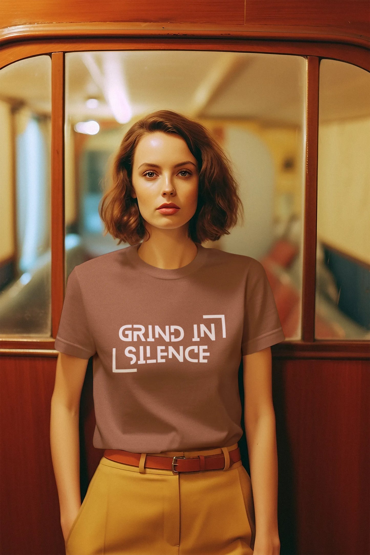 "Grind In Silence" | Women’s Motivational T-shirt