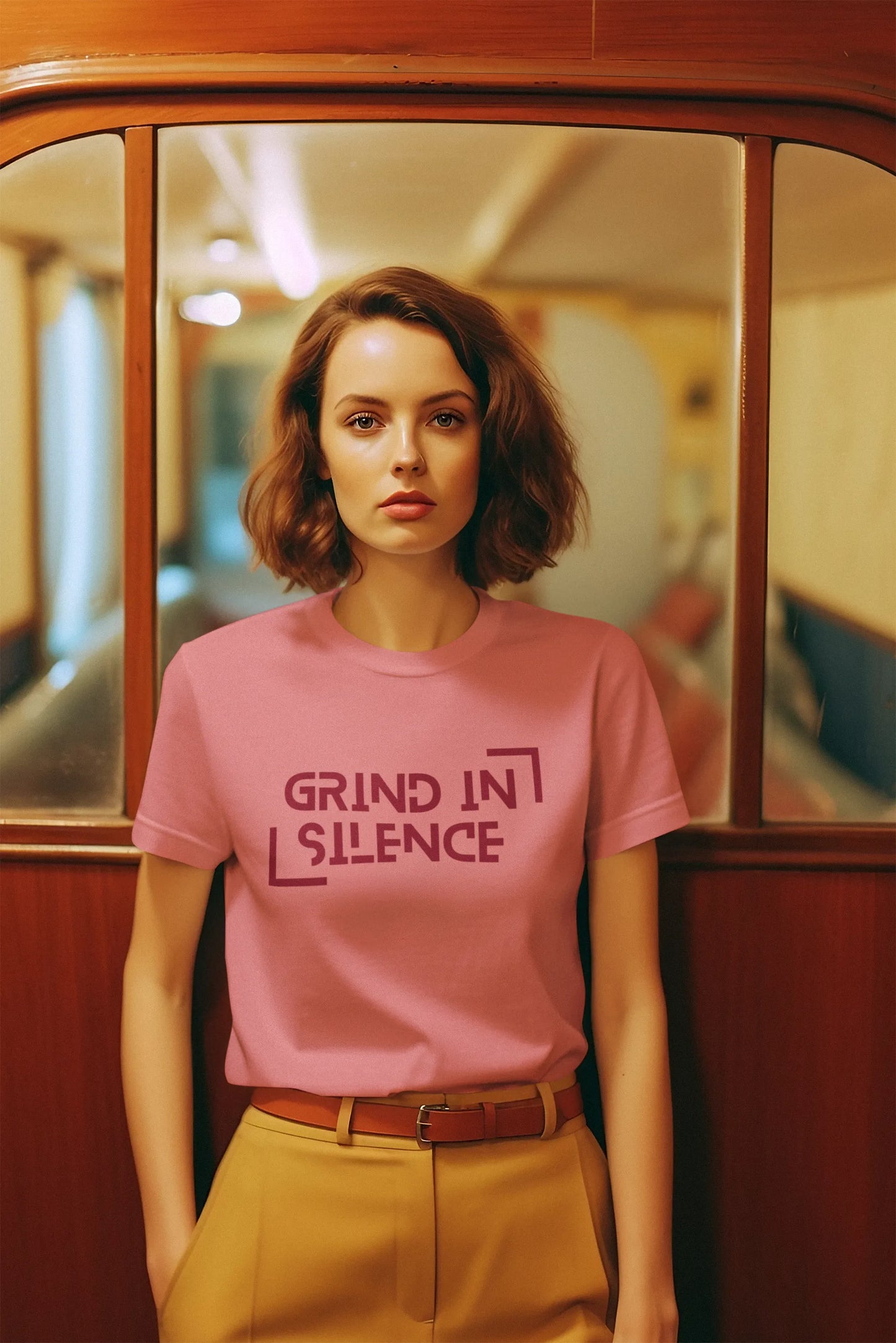 "Grind In Silence" | Women’s Motivational T-shirt