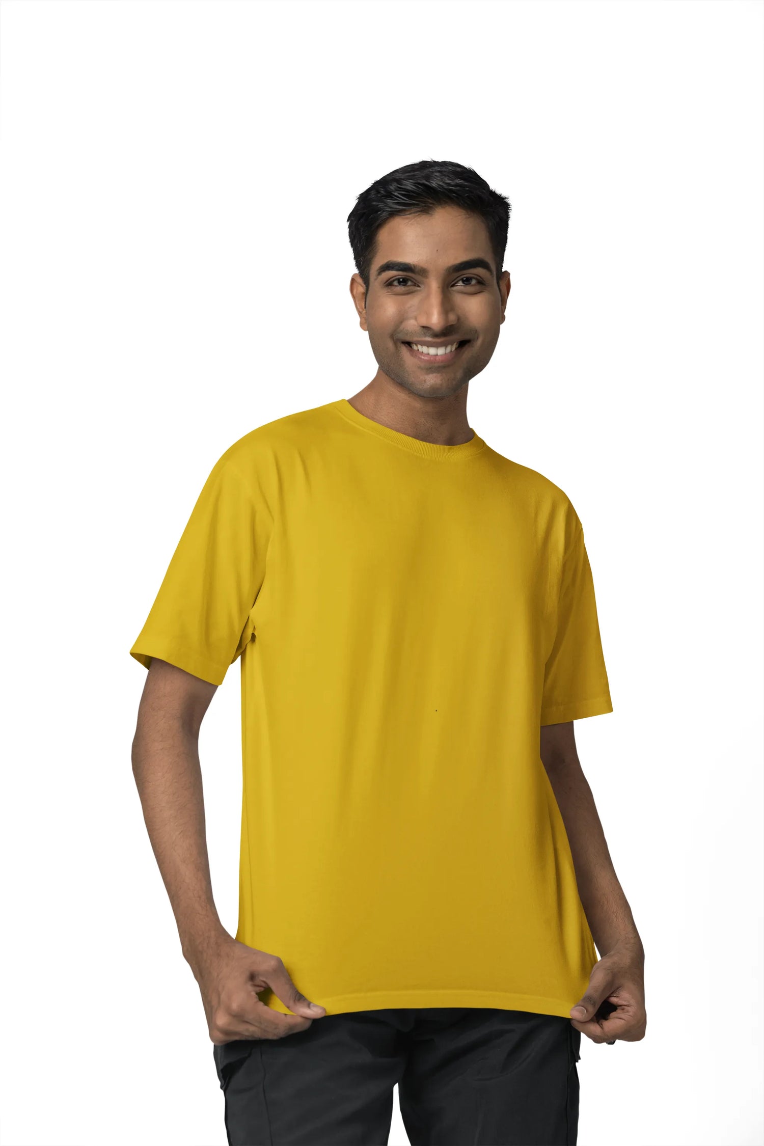 Men's Relaxed Fit Plain Solid T-Shirts