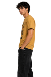 Think Outside | Men's Mustard T-shirt | Motivational