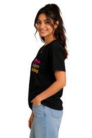 Dream Believe Achieve | Women's Black T-shirt | Motivational