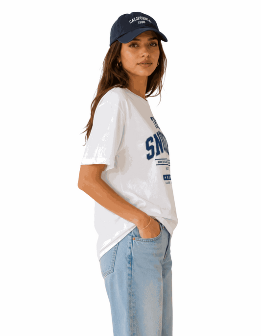 The snoozer | Women's Off-White T-shirt | The Sibling Edit