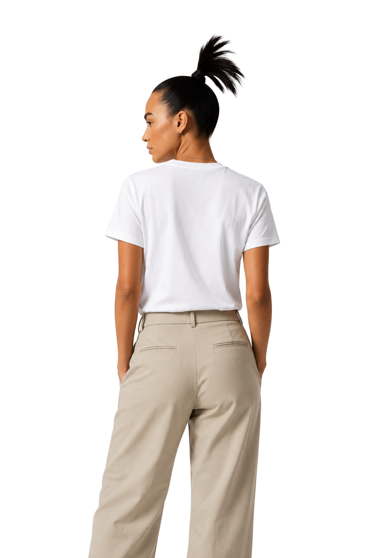 Think Outside | Women's Off-White T-shirt | Motivational