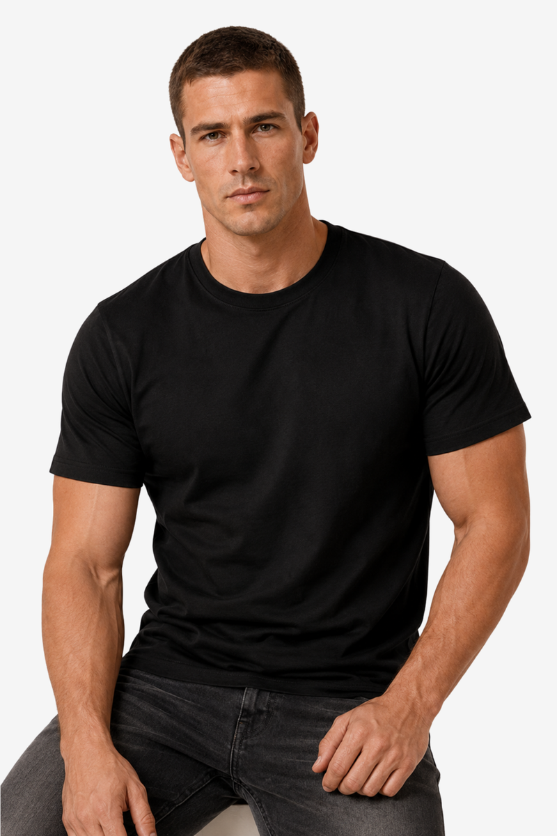 Gym Mode | Men's Black T-shirt | Muscle and Mind