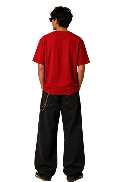 Wild Riders | Men's Red T-shirt | Cartoon