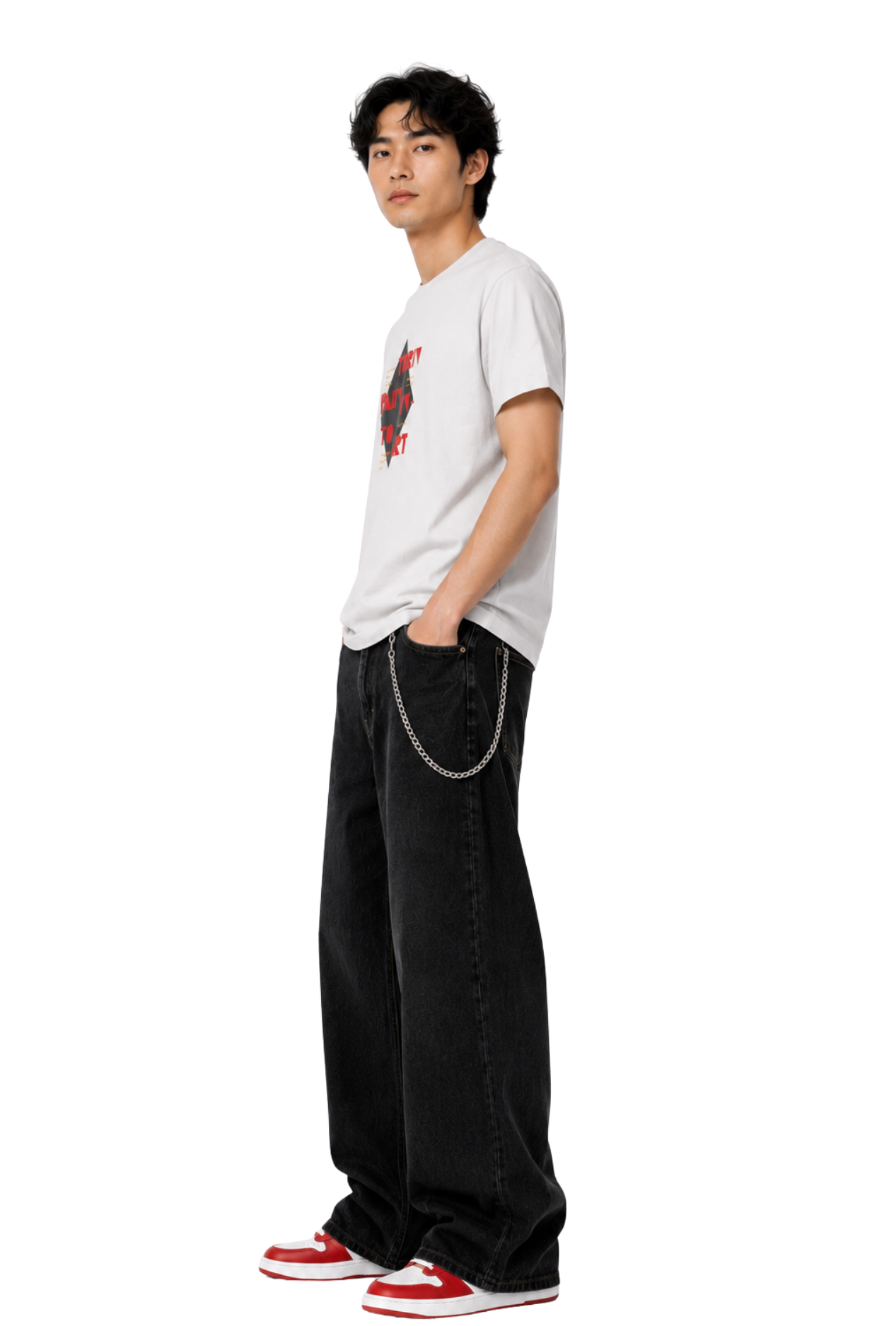 Turn Pain To Art | Men's Off-White T-shirt | Motivational
