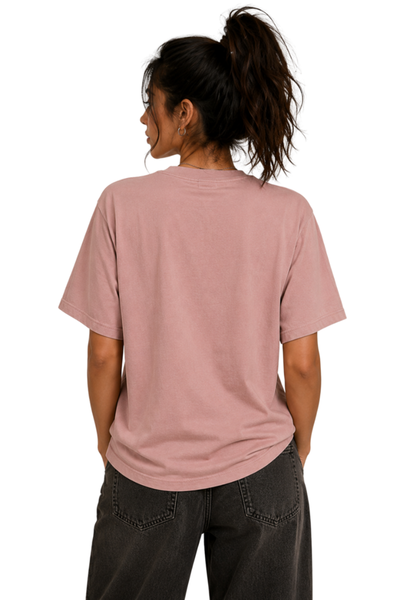 Chill Monk | Women's Pink T-shirt | Cartoon
