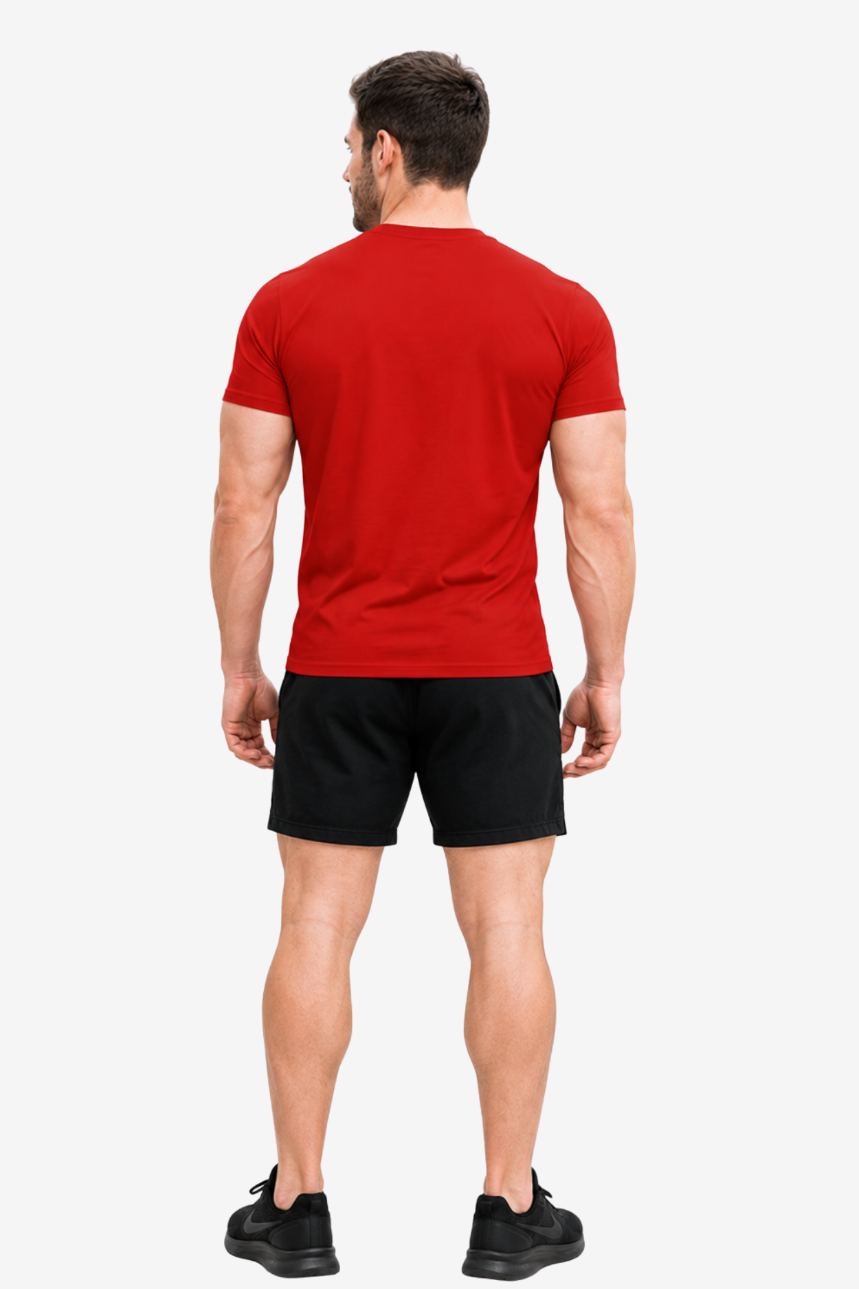 No Grit No Glory | Men's Red T-shirt | Muscle and Mind