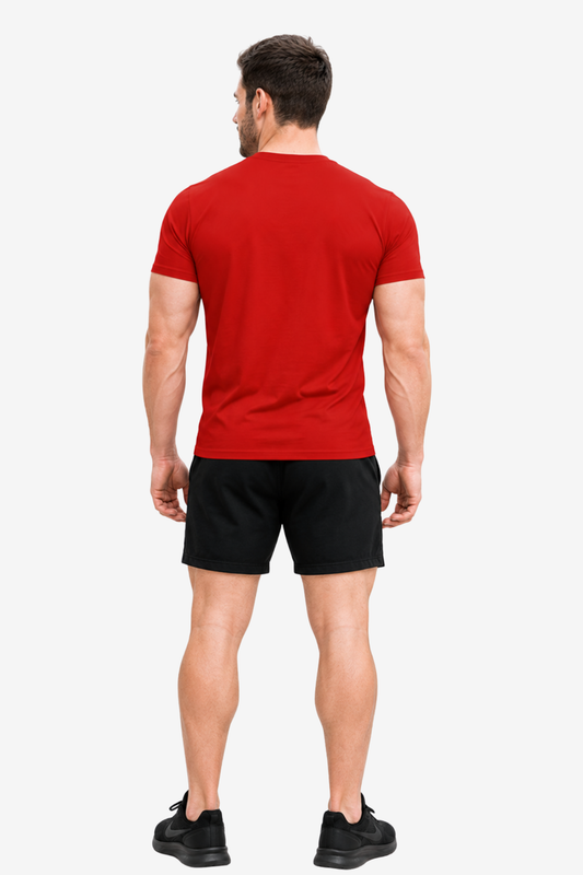 No Grit No Glory | Men's Red T-shirt | Muscle and Mind