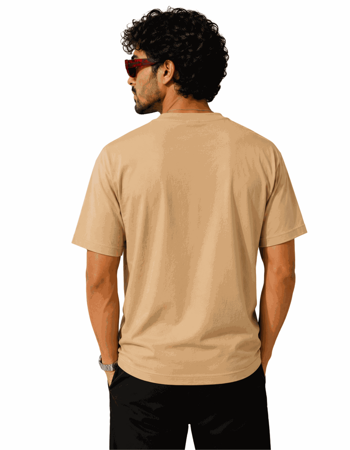 My brother my backbone | Men's Beige T-shirt | The Sibling Edit