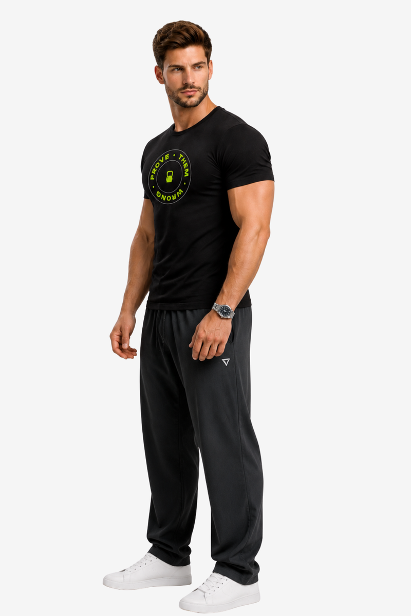 Prove Them Wrong | Men's Black T-shirt | Muscle and Mind