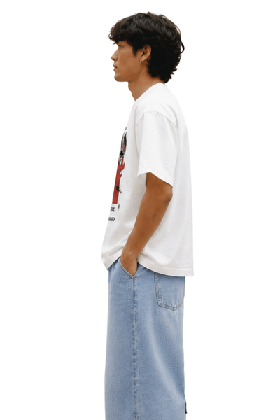 Money Mayhem | Men's Off-White T-shirt | Cartoon