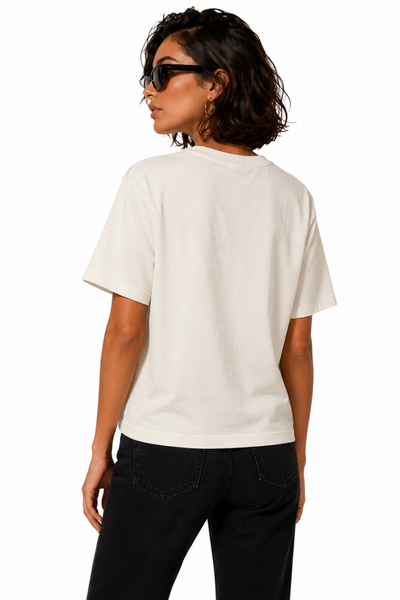 Sleepy Penguin | Women's Off-White T-shirt | Cartoon