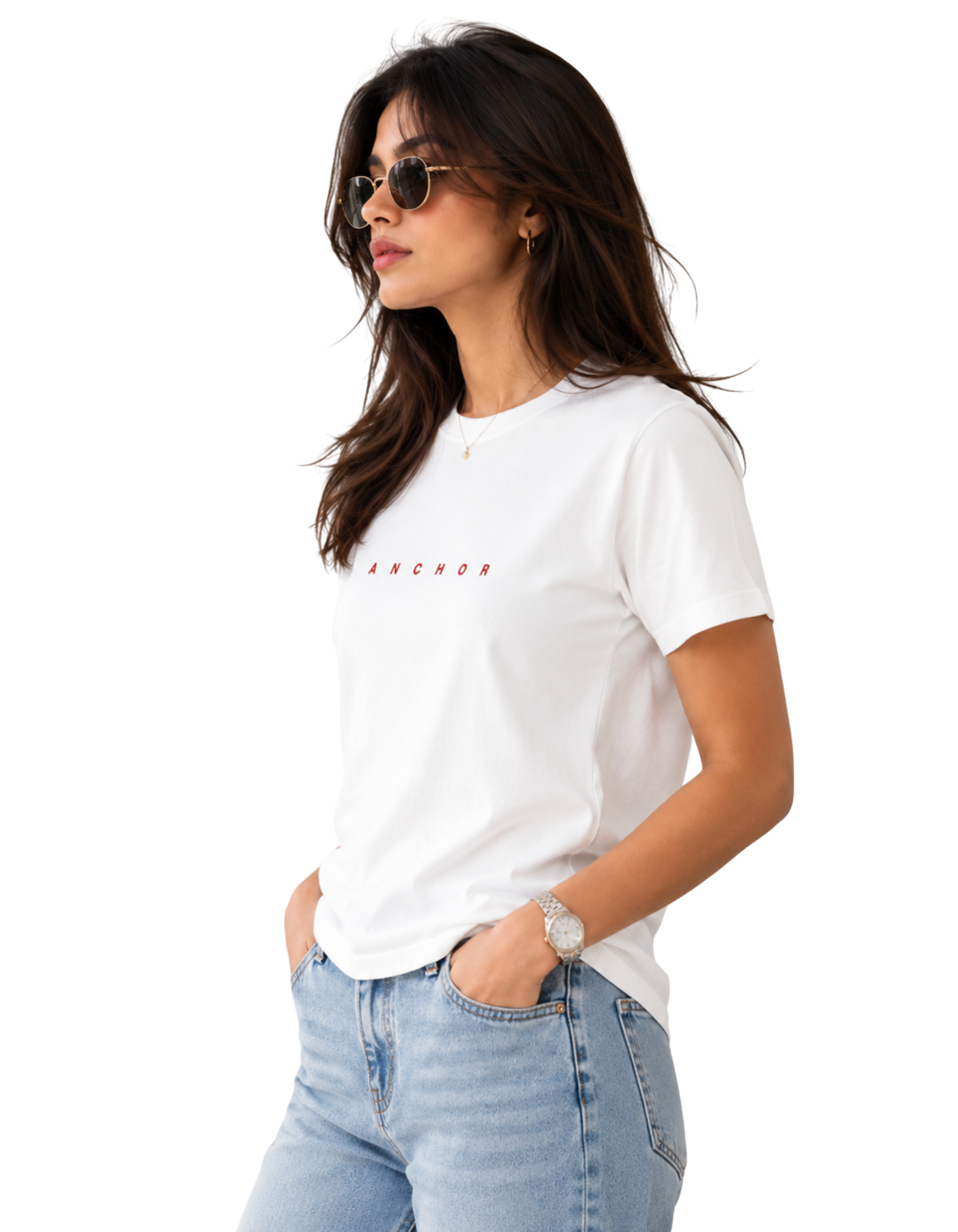 Anchor | Women's Off-White T-shirt | The Sibling Edit
