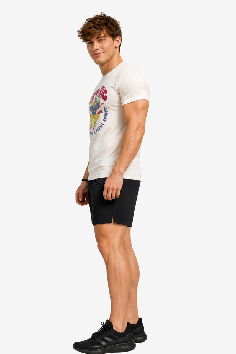 Lift Big | Men's Off-White T-shirt | Muscle and Mind
