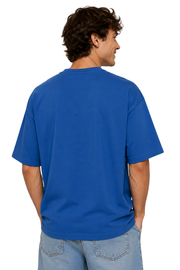 Stay Happy | Men's SkyBlue T-shirt | Cartoon