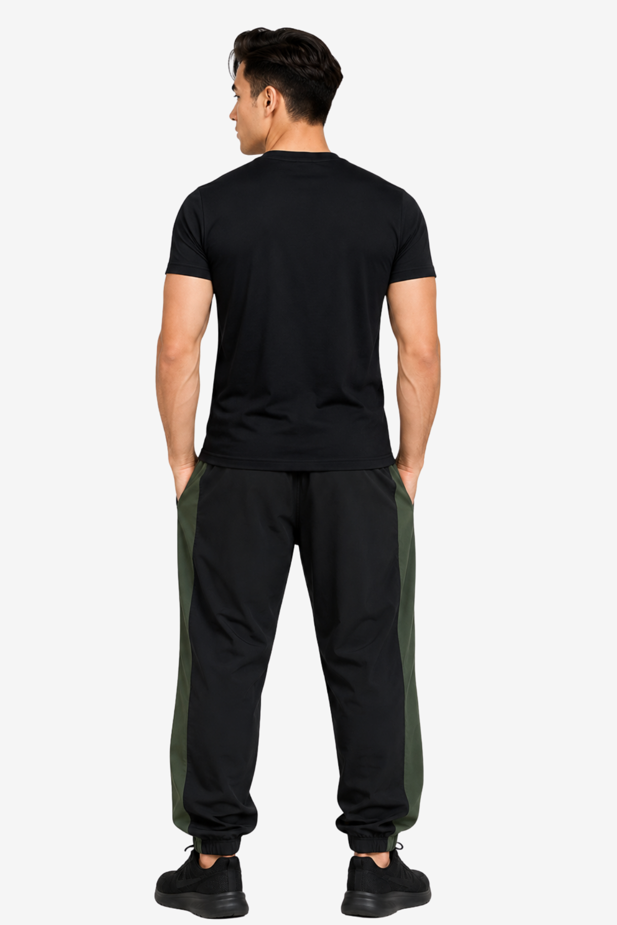Rise & Grind | Men's Black T-shirt | Muscle and Mind