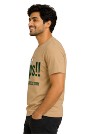 Oops | Men's Beige T-shirt | Motivational