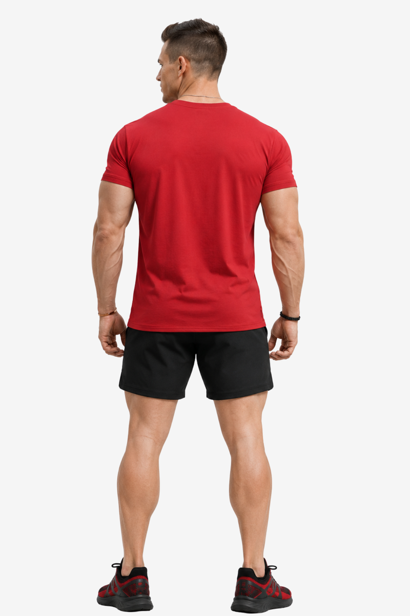 Push Your Limit | Men's Red T-shirt | Muscle and Mind