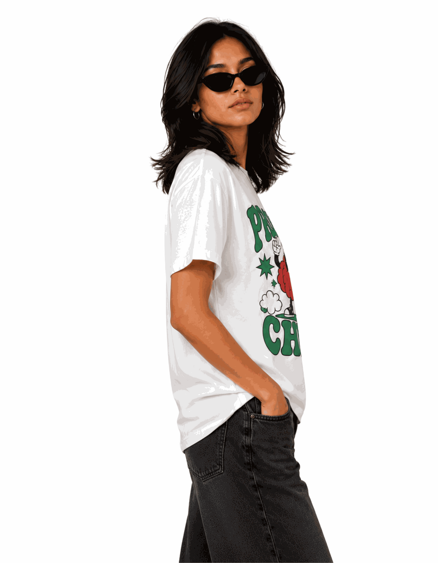 Problem Child | Women's Off-White T-shirt | The Sibling Edit
