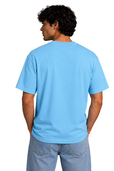 Good Vibes | Men's SkyBlue T-shirt | Cartoon