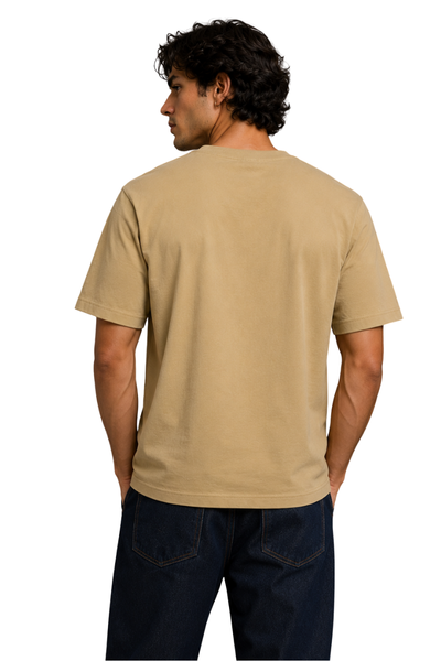 Inner Peace | Men's Beige T-shirt | Cartoon