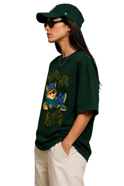 Wake Me Never | Women's Black T-shirt | Cartoon