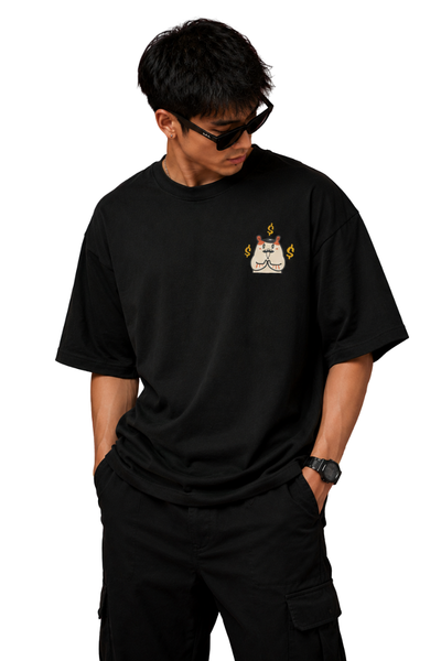 Chill Dog | Men's Black T-shirt | Cartoon