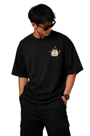 Chill Dog | Men's Black T-shirt | Cartoon