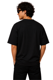 Oni Mask | Men's Black T-shirt | Cartoon