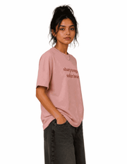 Sharp tongue softer heart | Women's Peach T-shirt | The Sibling Edit