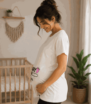 Baby Loading | Women's Off-White T-shirt | Mom To Be