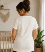 Baby Loading | Women's Off-White T-shirt | Mom To Be