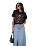 Brewed Addicted | Women's Black T-shirt | Coffee
