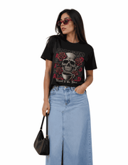 Brewed Addicted | Women's Black T-shirt | Coffee