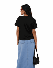 Brewed Addicted | Women's Black T-shirt | Coffee