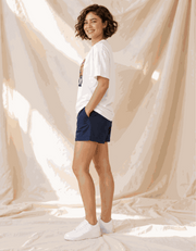 Cats & Coffee | Women's Off-White T-shirt | Coffee