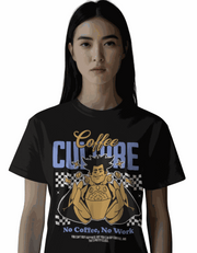 Coffee Culture | Women's Black T-shirt | Coffee