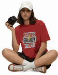 Coffee Energy Drink | Women's Red T-shirt | Coffee