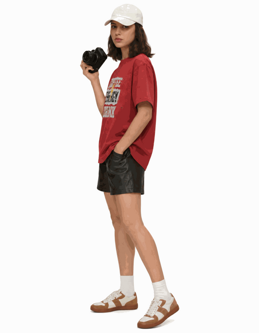 Coffee Energy Drink | Women's Red T-shirt | Coffee