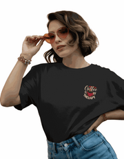 Coffee Is My Therapy | Women's Black T-shirt | Coffee