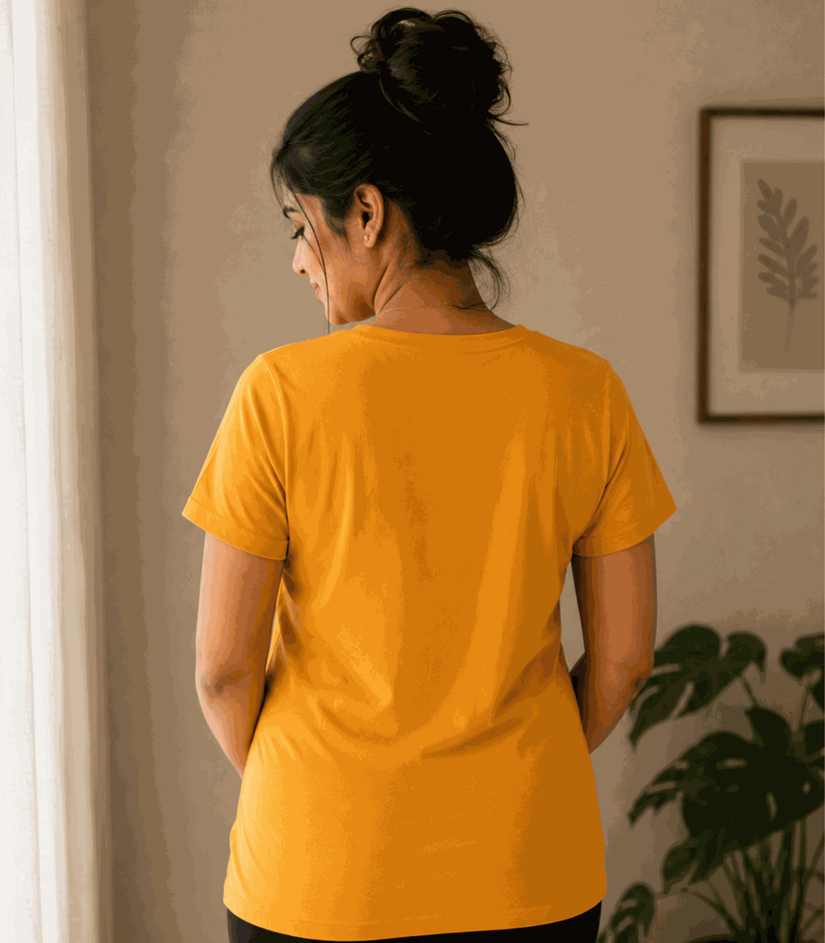 Growing Human | Women's Mustard T-shirt | Mom To Be