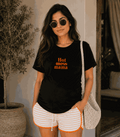 Hot Mamas | Women's Black T-shirt | Mom To Be