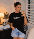 Hot mom | Women's Black T-shirt | Mom To Be