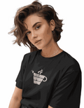 Ideas After Coffee | Women's Black T-shirt | Coffee